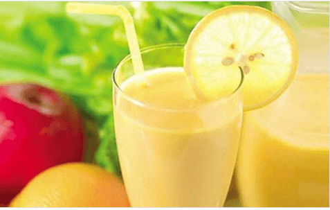 Smoothie αδυνατίσματος με μήλο, λεμόνι και γκρέιπφρουτ