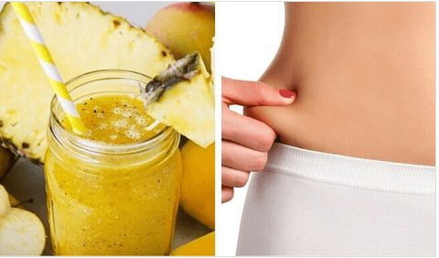 Smoothie αδυνατίσματος με ανανά και σέλινο: πολύ γευστικό!