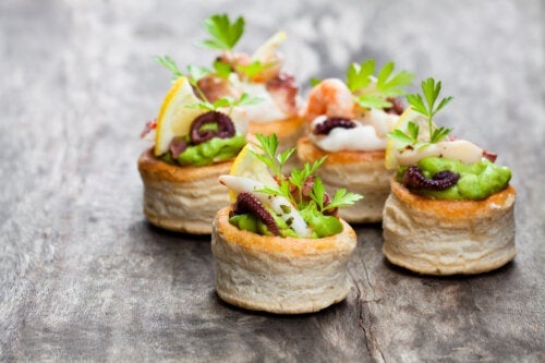 Μανιτάρια και μπέικον Vol-Au-Vents: Συνταγή