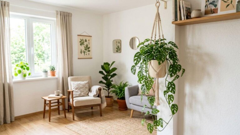 6 συμβουλές για να αποκτήσει η κρεμαστή Monstera adansonii σου πλούσια φυλλωσιά