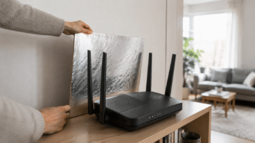 Αδύναμο σήμα Wi-Fi σε ένα δωμάτιο: πότε το αλουμίνιο πίσω από το router βοηθά και πότε επιδεινώνει την κατάσταση