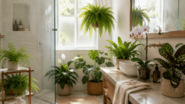 7 φυτά που αξιοποιούν την υγρασία του μπάνιου για να αναπτυχθούν καλύτερα