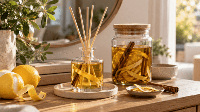 Ελαιόλαδο, λεμόνι και κανέλα για διακριτικό άρωμα στο σπίτι
